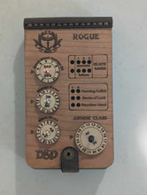 Load image into Gallery viewer, Rogue Character Tracker D&D