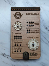 Load image into Gallery viewer, Barbarian Character Tracker - D&D