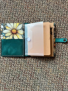 Daisy Wood and Leather Planner