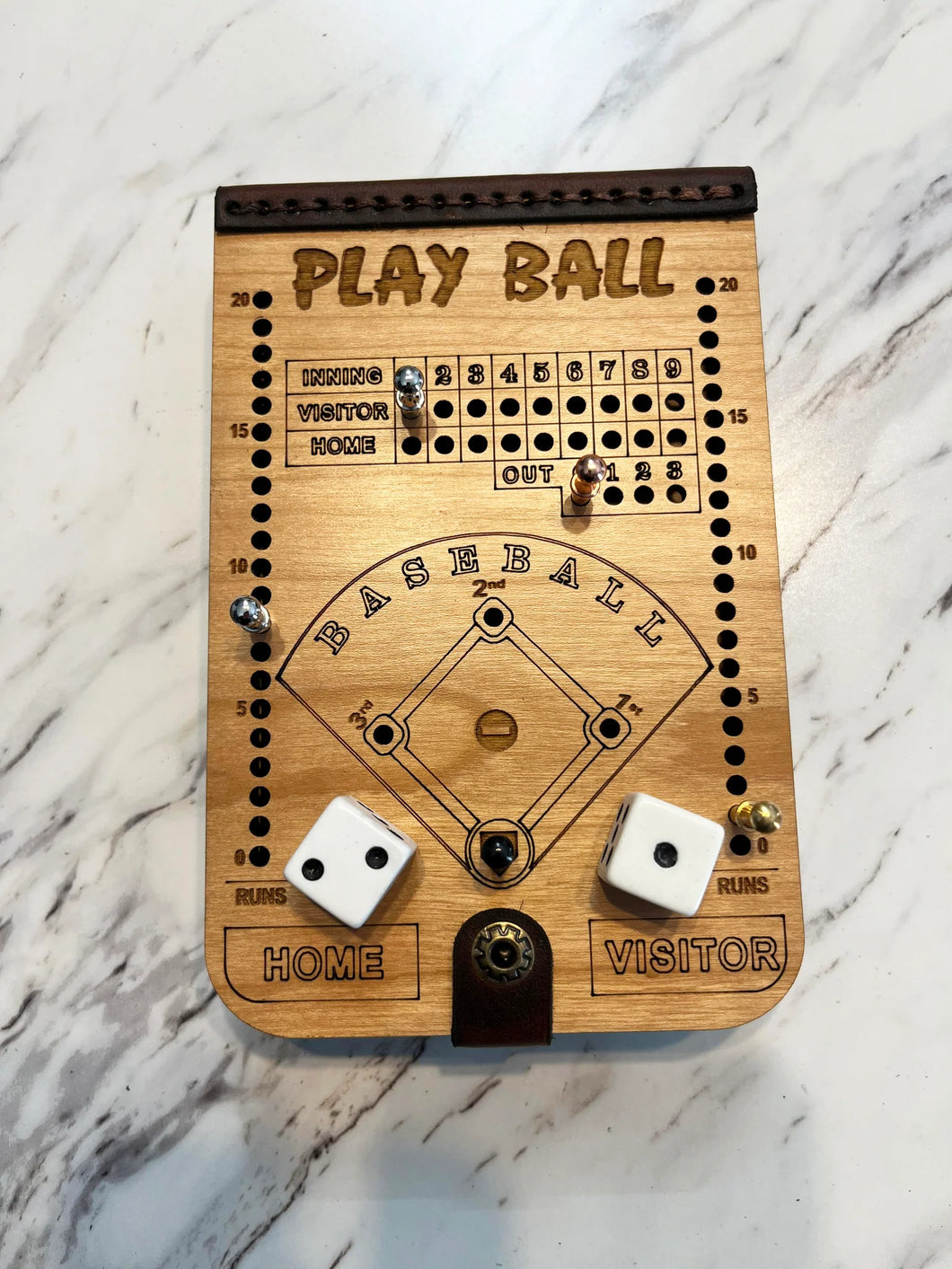 Travel Dice Baseball Game