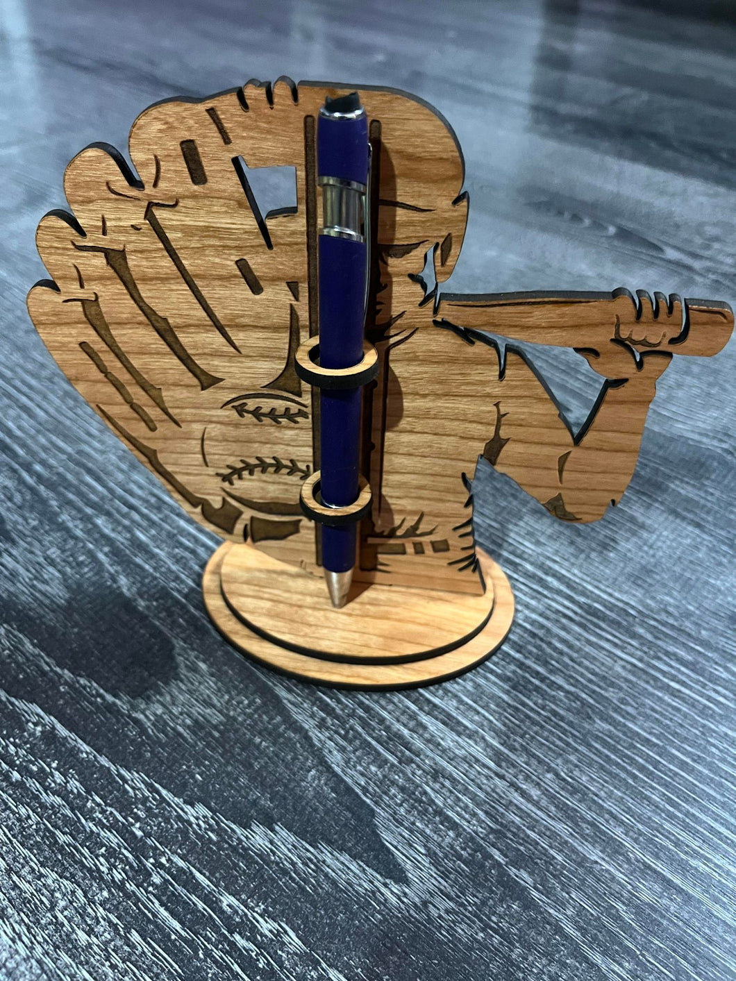 Baseball Pen Holder