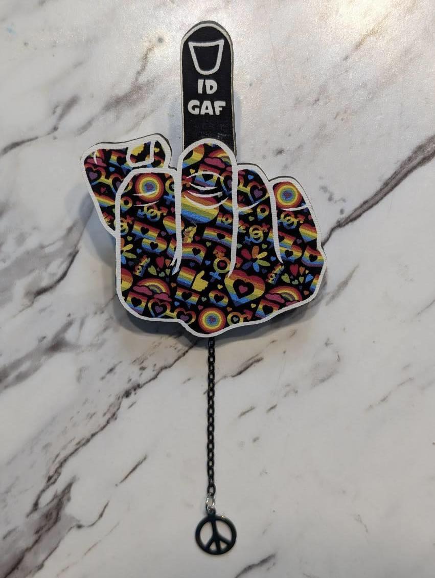 Flip Off Button - Pride