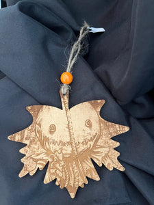 Halloween Engrave Leaf - Sam