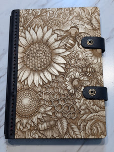 Wood and Leather Journal - Bees