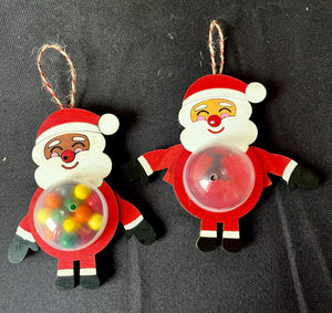 Santa Candy Ornament Laser design file