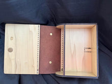 Load image into Gallery viewer, Leather and Wood Tarot Case
