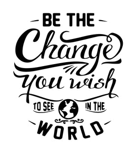 Be The Change Engraved Journal