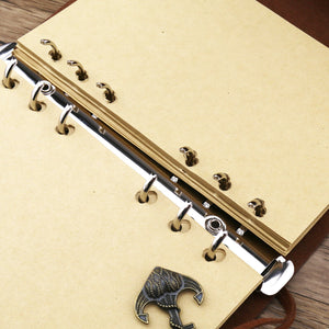 Footprints Engraved Journal