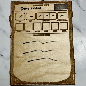 Dry Erase Monster Magnet