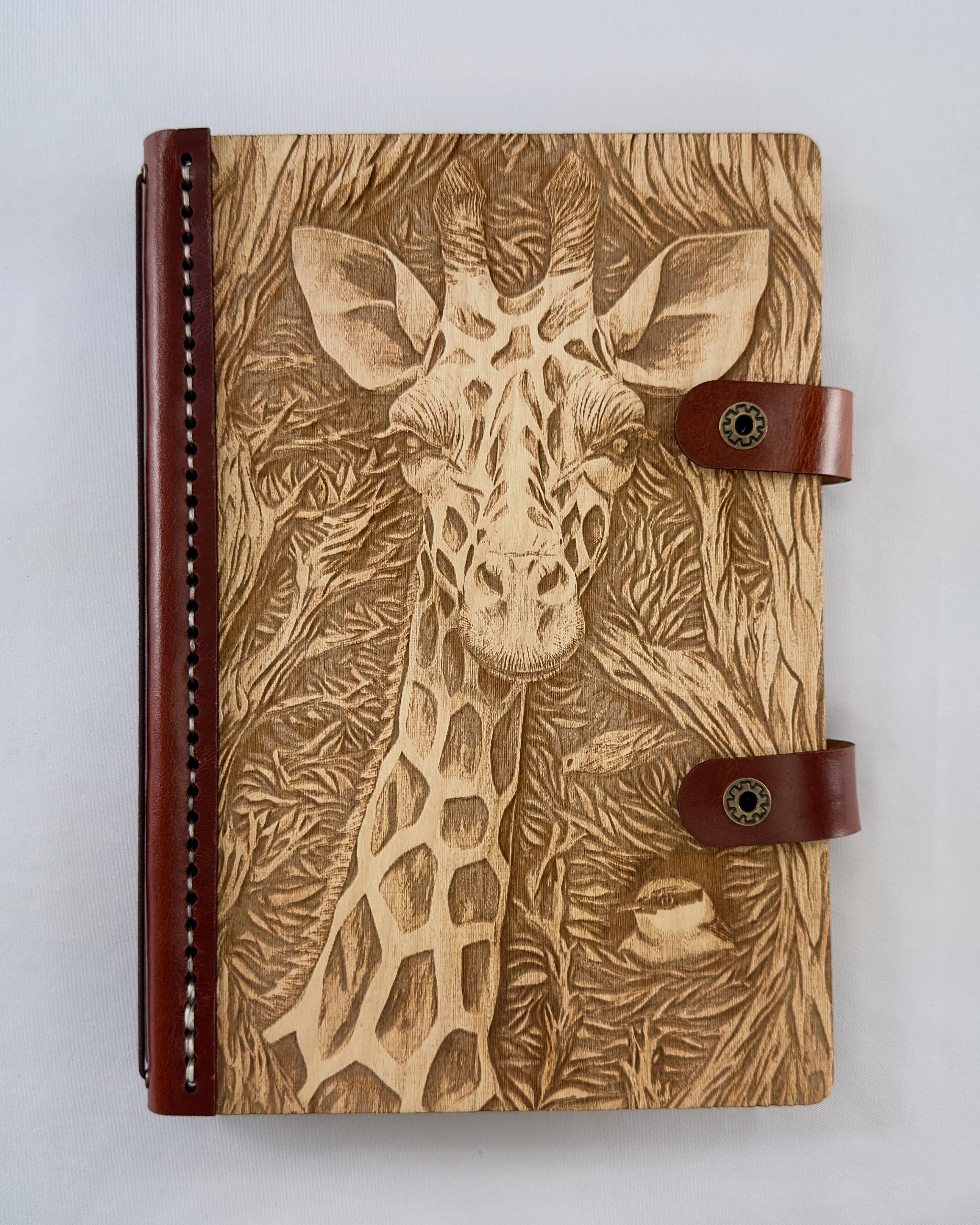 Treetop Sentinel Treetop Sentinel engraved wooden notebook cover