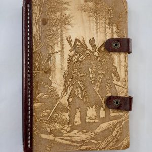 Twilight Rangers engraved wooden notebook cover